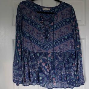 Spell City Lights blouse